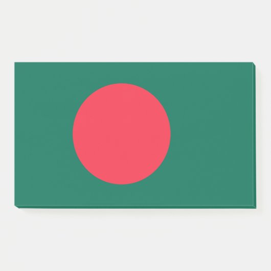 Aantekeningen met vlag van Bangladesh Post-it® Notes (Voorkant)