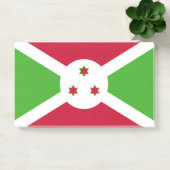 Aantekeningen met vlag van Burundi Post-it® Notes (Kantoor)