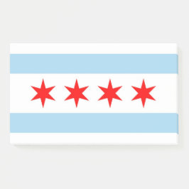 Aantekeningen met vlag van Chicago, Illinois, Vere Post-it® Notes