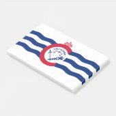 Aantekeningen met vlag van Cincinnati City, USA Post-it® Notes (Schuin)