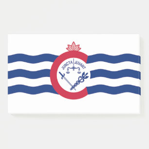 Aantekeningen met vlag van Cincinnati City, USA Post-it® Notes