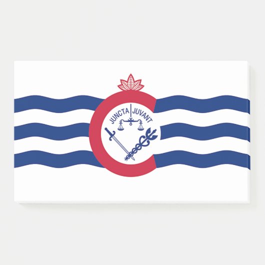 Aantekeningen met vlag van Cincinnati City, USA Post-it® Notes (Voorkant)
