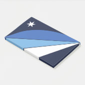 Aantekeningen met vlag van Columbia, SC Post-it® Notes (Schuin)