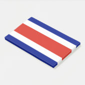 Aantekeningen met vlag van Costa Rica Post-it® Notes (Schuin)