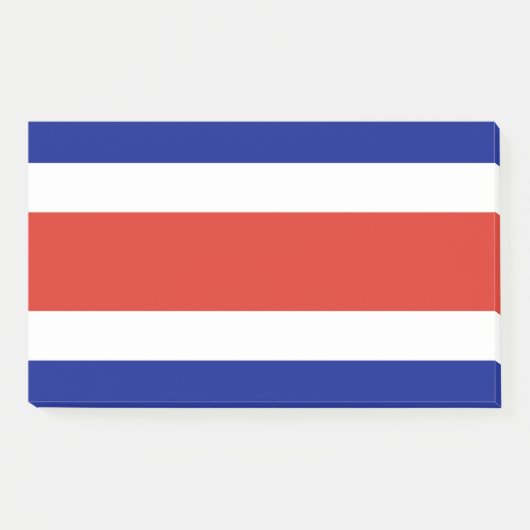 Aantekeningen met vlag van Costa Rica Post-it® Notes (Voorkant)