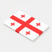 Aantekeningen met vlag van Georgië Post-it® Notes (Schuin)