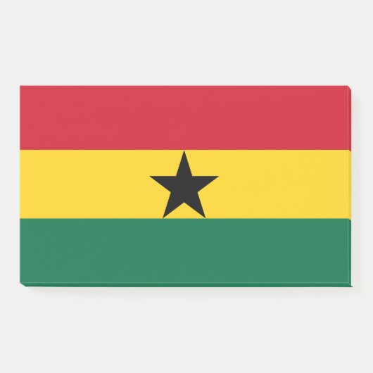 Aantekeningen met vlag van Ghana Post-it® Notes (Voorkant)