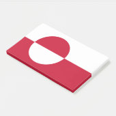 Aantekeningen met vlag van Groenland Post-it® Notes (Schuin)