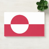 Aantekeningen met vlag van Groenland Post-it® Notes (Kantoor)