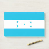 Aantekeningen met vlag van Honduras Post-it® Notes (Op bureau)