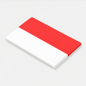 Aantekeningen met vlag van Indonesië Post-it® Notes (Schuin)