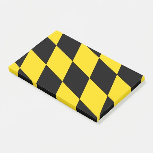 Aantekeningen met vlag van München Post-it® Notes (Schuin)