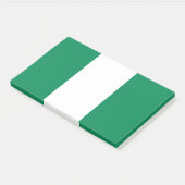 Aantekeningen met vlag van Nigeria Post-it® Notes (Schuin)