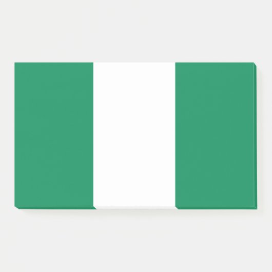 Aantekeningen met vlag van Nigeria Post-it® Notes (Voorkant)