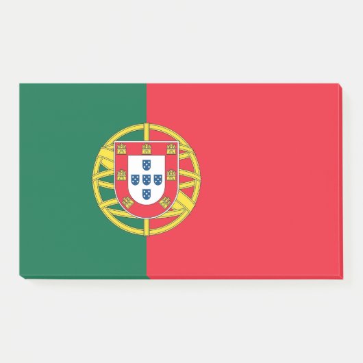 Aantekeningen met vlag van Portugal Post-it® Notes (Voorkant)