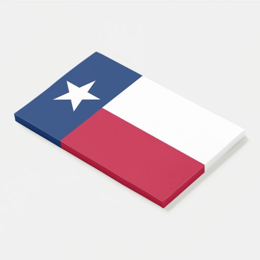 Aantekeningen met vlag van Texas, VS Post-it® Notes (Schuin)