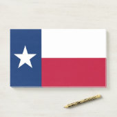 Aantekeningen met vlag van Texas, VS Post-it® Notes (Op bureau)