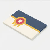 Aantekeningen met vlag van Tulsa, Oklahoma Post-it® Notes (Schuin)