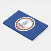 Aantekeningen met vlag van Virginia, USA Post-it® Notes (Schuin)