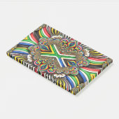 Aantekeningen met Zuid-Afrikaanse kleuren Post-it® Notes (Schuin)