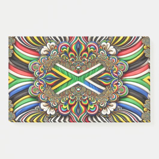 Aantekeningen met Zuid-Afrikaanse kleuren Post-it® Notes (Voorkant)