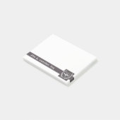 Aantekeningen op gepersonaliseerde advocaten post-it® notes (Schuin)