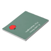 Aantekeningen op het Chalkboard-Notitieblok van sc Notitieblok (Linkerzijde)