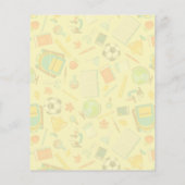 Aantekeningen op het patroon van schoolbevoorradin (Achterkant)