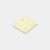 Aantekeningen op het patroon van schoolbevoorradin post-it® notes (Schuin)