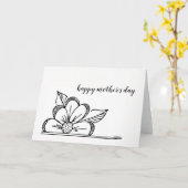 Aantekenkaart voor ventilator - leeg aan de binnen kaart (Gele Bloem)