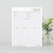 Aantekenvellen voor bedrijfsplanning (Staand voorkant)