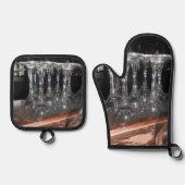 Aantoonbaar effect ovenwant & pannenlap set (Voorkant)