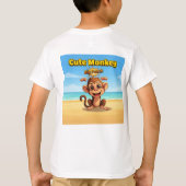 aantrekkelijk aap ontwerp voor t-shirt (Achterkant)