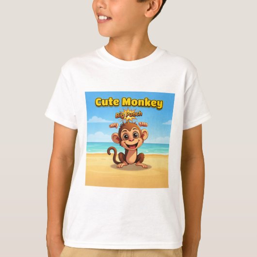 aantrekkelijk aap ontwerp voor t-shirt (Voorkant)