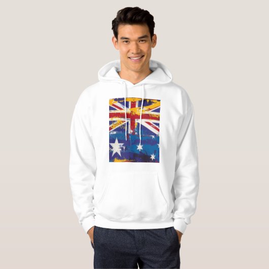 Aantrekkelijk Australië Hoodie (Voorkant volledig)