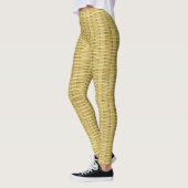 Aantrekkelijk bamboe ambachtelijk ontwerp leggings (Links)