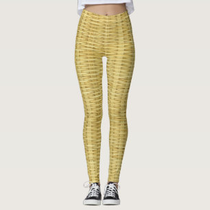 Aantrekkelijk bamboe ambachtelijk ontwerp leggings