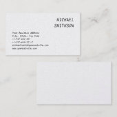 Aantrekkelijk Charming Script Visitekaartje (Voorkant / Achterkant)