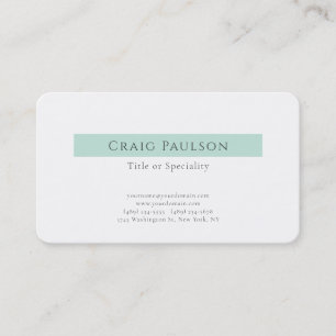 Aantrekkelijk Eenvoudig Vlak Professionele Moderne Visitekaartje