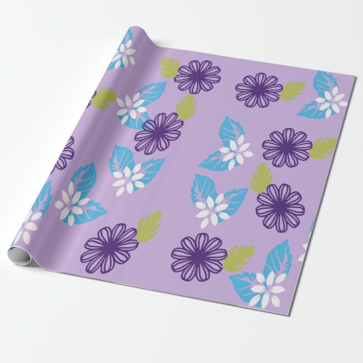 Aantrekkelijk gekleurd bloemverpakkings papier (Uitgerold)