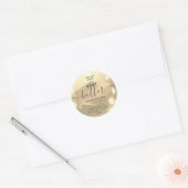Aantrekkelijk glinsterend script body butter label (Envelop)