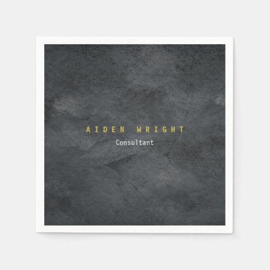 Aantrekkelijk grijs gouden kleuren Modern minimali Servet (Voorkant)