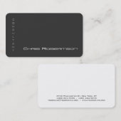 Aantrekkelijk grijs wit charmant Visitekaartje (Voorkant / Achterkant)