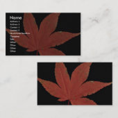 Aantrekkelijk Japans maple leaf Visitekaartje (Voorkant / Achterkant)