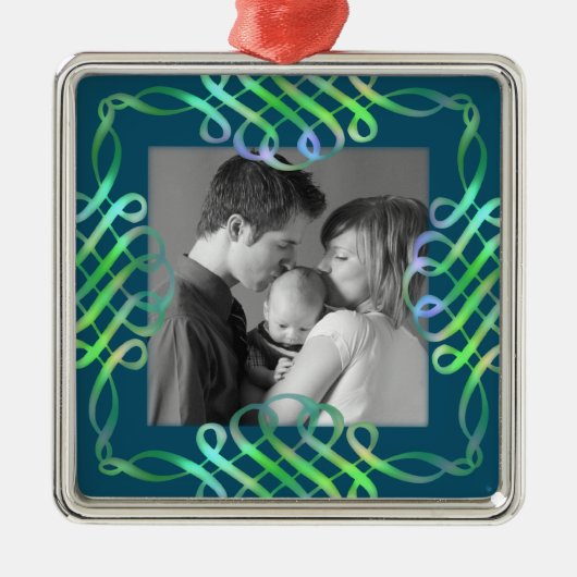 Aantrekkelijk Metalen Ornament (Voorkant)