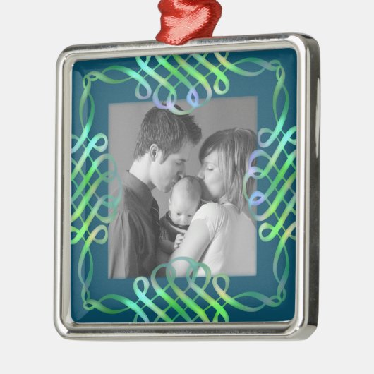 Aantrekkelijk Metalen Ornament (Links)