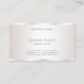 aantrekkelijk modern design glamour elegant luxe visitekaartje (Achterkant)