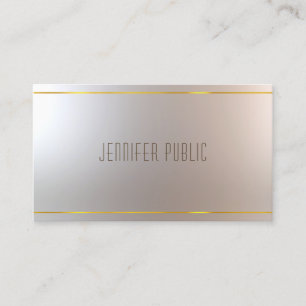 Aantrekkelijk modern ontwerp professionele glamour visitekaartje