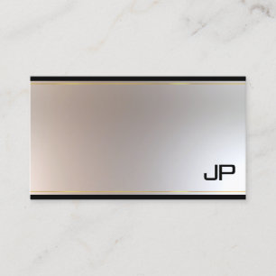 Aantrekkelijk Monogram Glamour Goud Zilver Chic Ee Visitekaartje