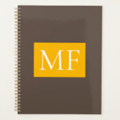 Aantrekkelijk Monogram Modern Minimalist Planner